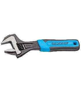 LLAVE AJUSTABLE 8"", FOSFATADO CON MANGO DE PLASTICO 1966308 GEDORE